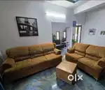Cozy 5-Seater Sofa with Tea Table