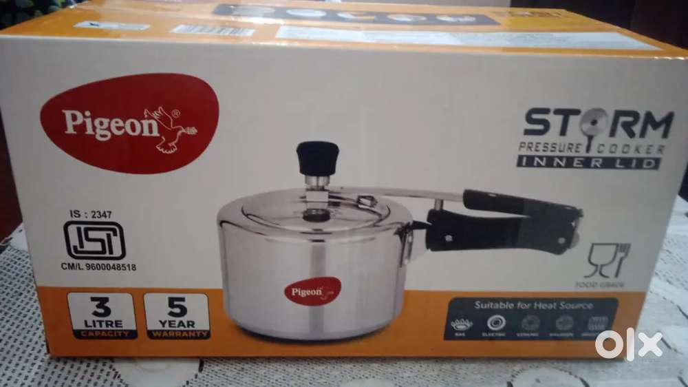 pigeon storm pressure cooker 3 litre inner lid
