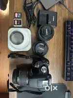 Canon 1500D DSLR Kit | 3 lenses + ND Filter + 2 SD Cards