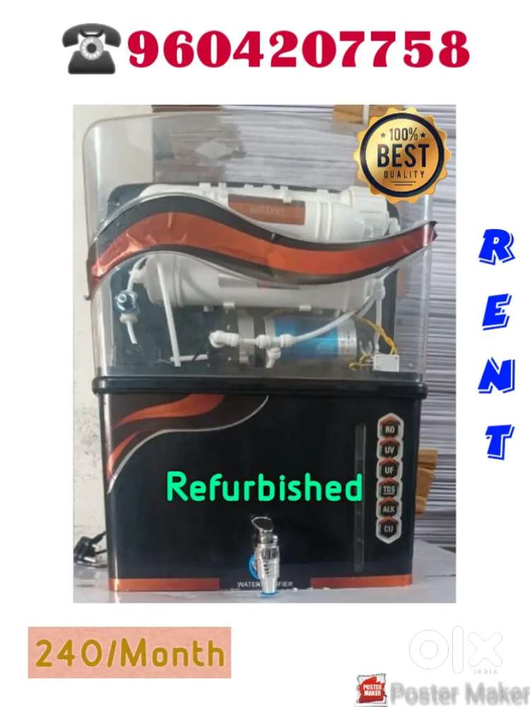 Water purifier on Rent