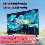 Super offer $ sony new 43 inch smart Android led tv @11555
