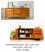 Sideboard,Tv Unit,Crockery in Solid Wood at Factory Prices. Brand New