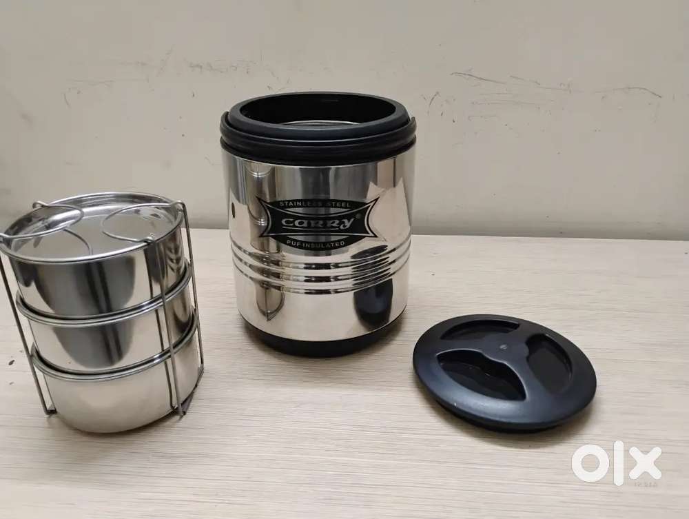 Lunch Box (tiffin) stainless steel 3 + 1 set