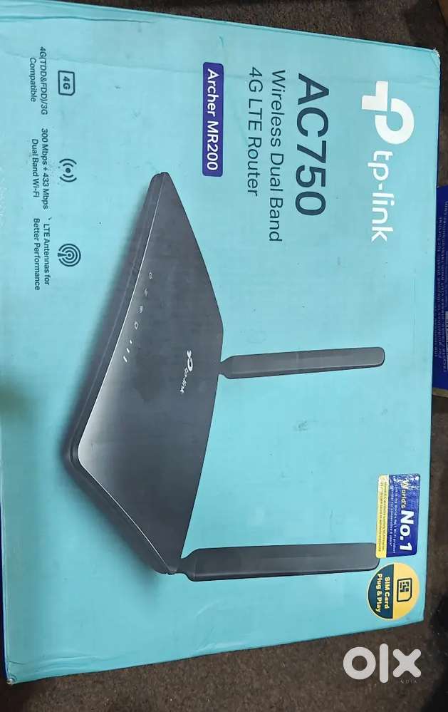 Tp link AC750 wireless dual band 4G LTE Router