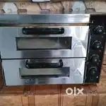 Double deck pizza machine