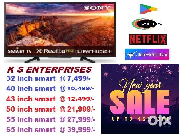 32 INCH SMART LED FRAMELESS MODEL @ 7499/-