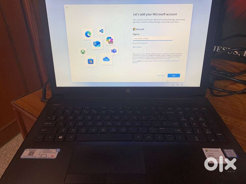 HP laptop used, purchased 2020