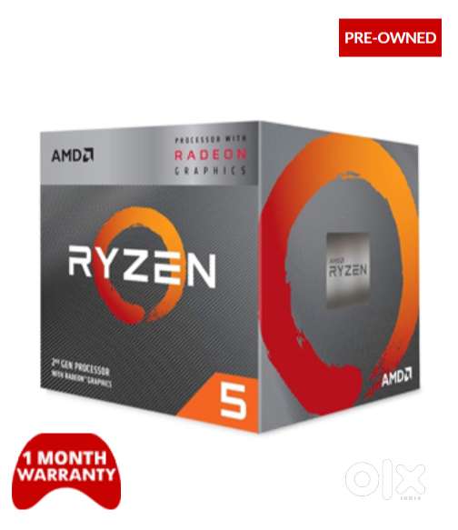 AMD Ryzen 5 3400G 3.7GHz Processor (Without Stock Cooler) (Pre-owned)