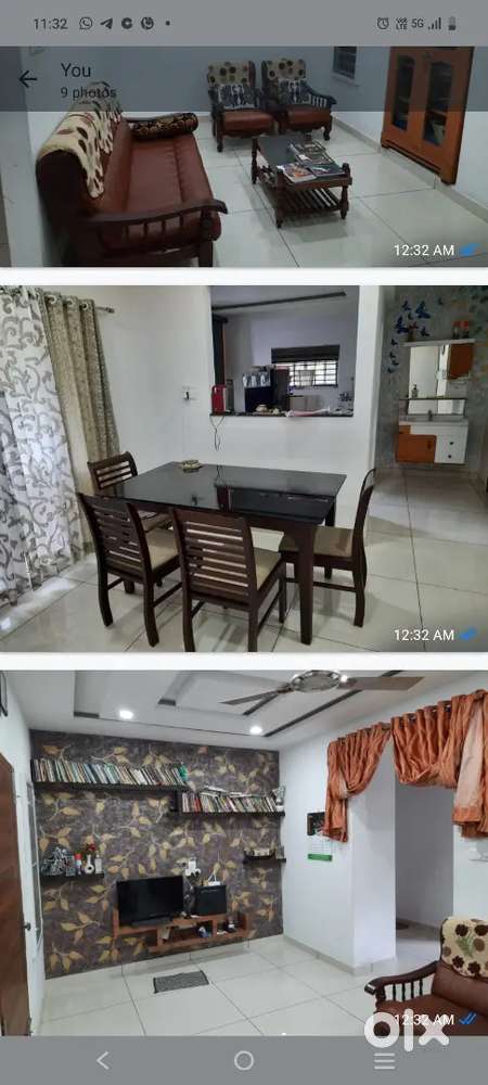 3 BHK FULLY FURNISHED FLAT RENT AT EDAPPALLY CHANGAMPUZHA PARK NEAR
