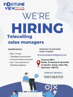 TELE CALLER & SALES MANAGER