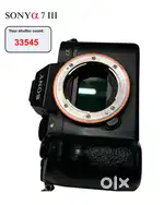 Sony A7 III – Good Condition  Only 33,530 Shutter Count.