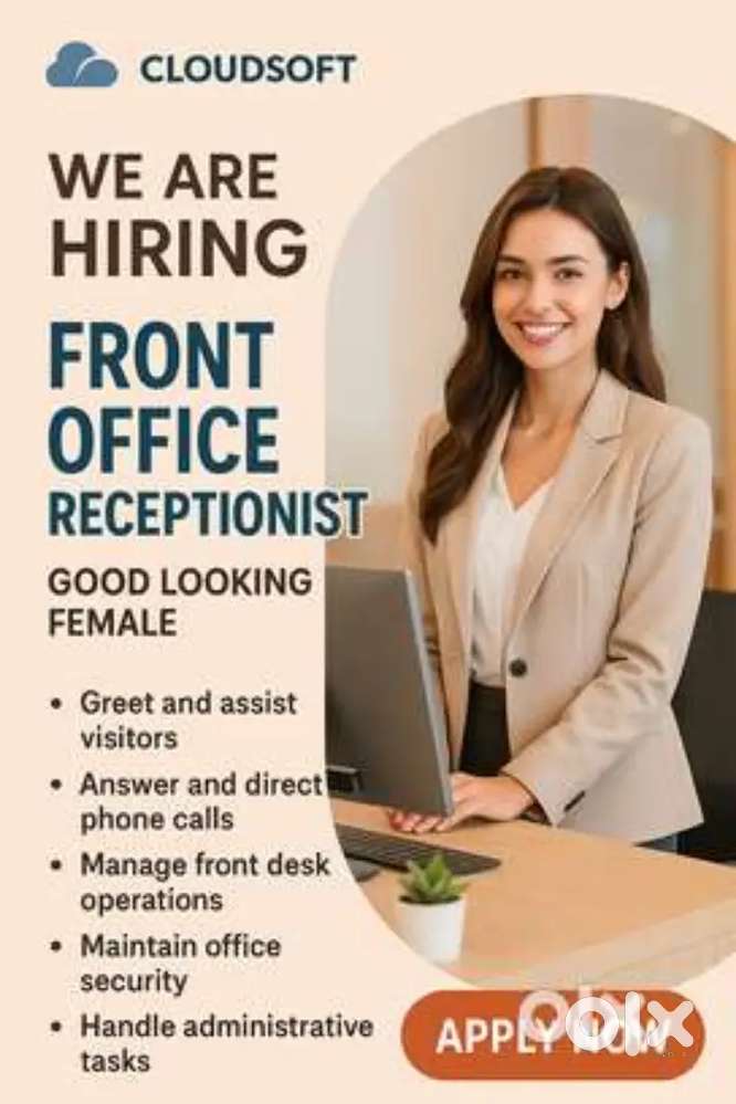 Wanted female receptionist