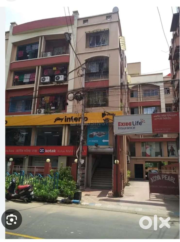 Flat for rent at garia on road