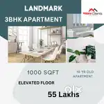 Pottamal 3BHK apartment -55 lakhs