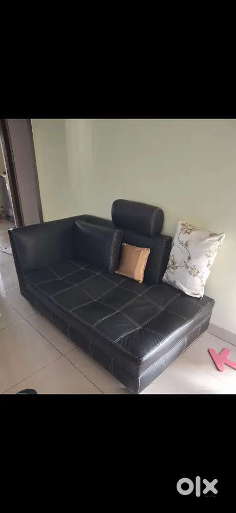 Two seater sofa with cusion