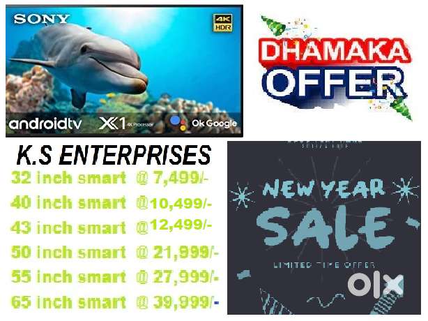 32 INCH SMART LED TV 4K UHD  @ 7,499/- ONLY