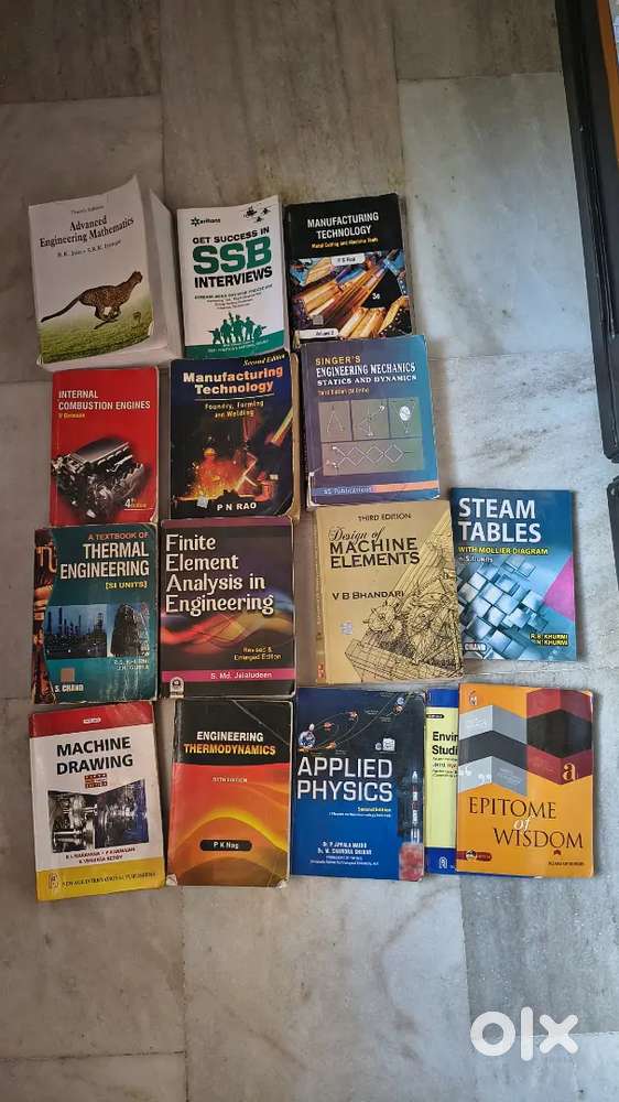 Mechanical Engineering Text Books