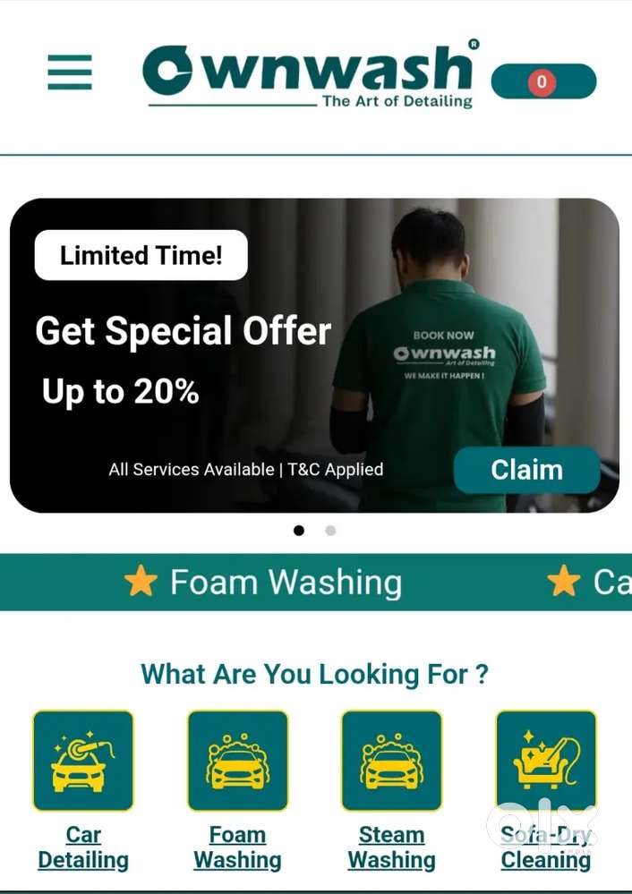 Cleaning executive (required bike and smart mobile)
