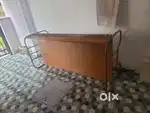 Double size metal cot 2 in 1