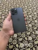 Iphone 14 pro max 1tb black colour well maintained condition only phne
