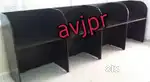 New four seater workstation telecaller table library furniture