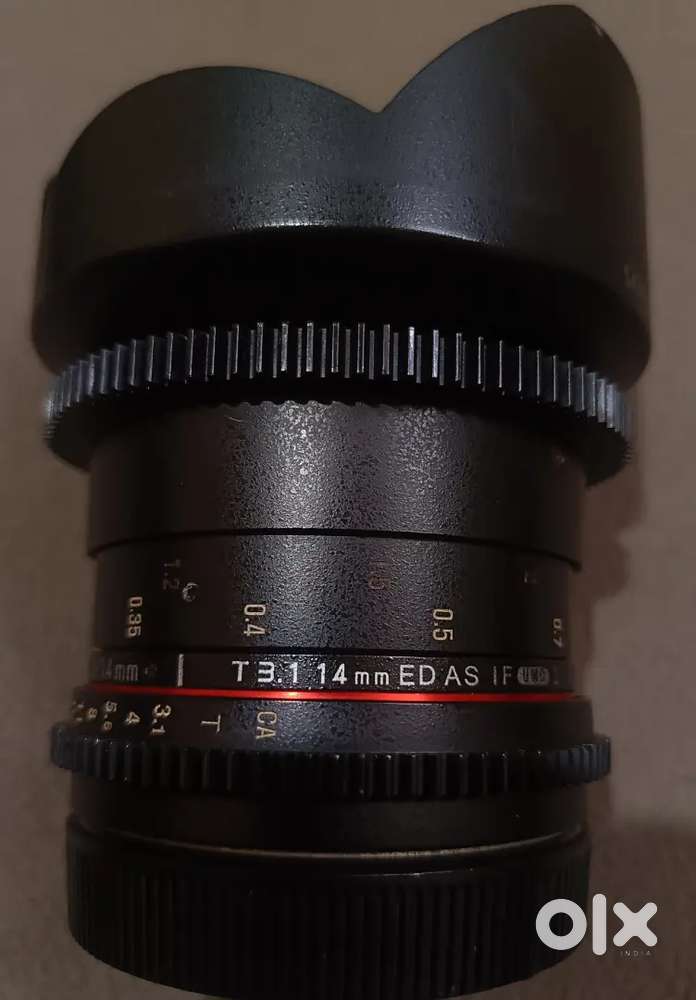 Canon EF 14mm T3.1 #samyang #canon #cinema #lens               - 12000