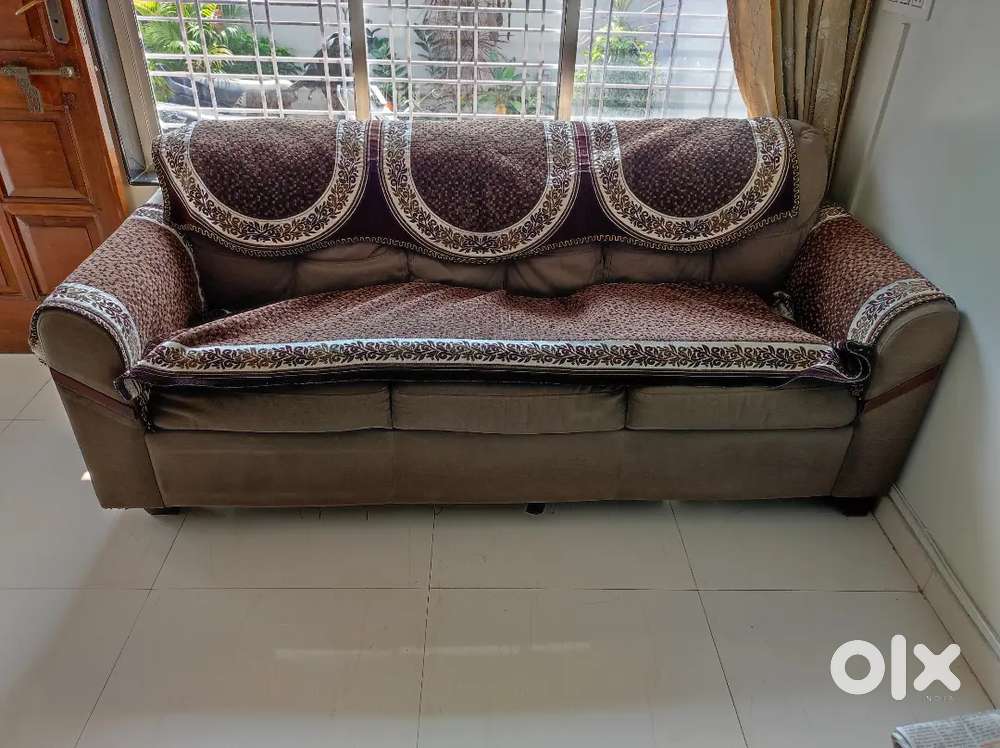 Sofa 3+2+2 light grey colour