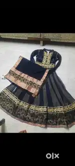 Anarkali gown with dupatta