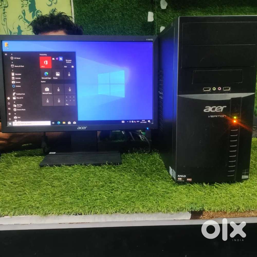 Acer Desktop 7th Gen CPU 19inc LED Monitor
