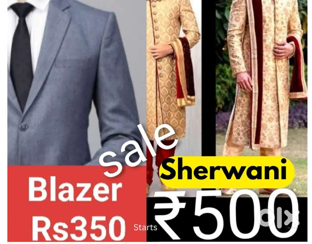 Blazer Sherwani sale indowestern suits jodhpuri kurta pyjama shervani