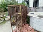 Bird cage and use two rak shelf