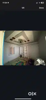 Ceiling and new tiles