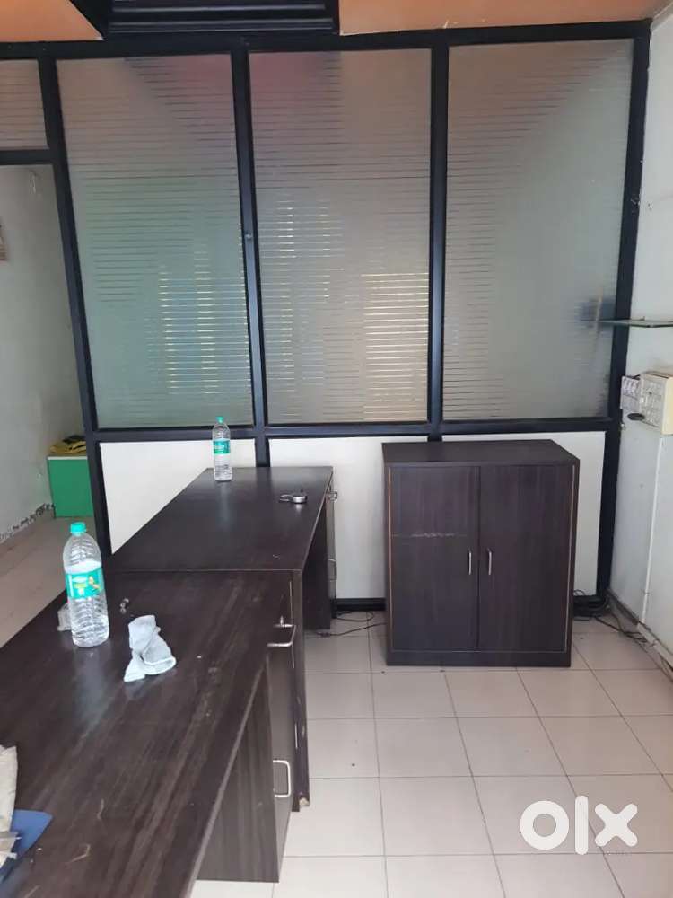 Main road facing office for rent with attach toilet at jetalpur road