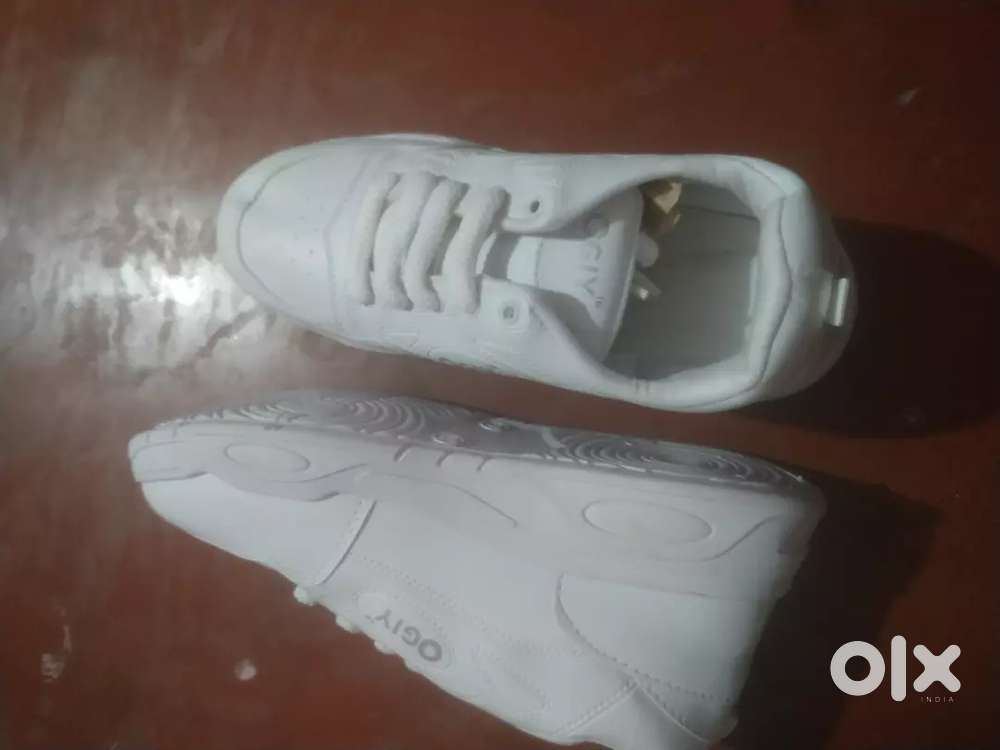White sneakers