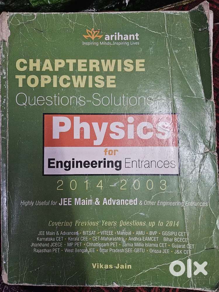 Arihant JEE Mains -Physics Chapterwise Topicwise Question and solution