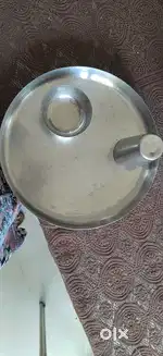 Stainless steel Thali, katori, glass set