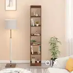 BLUEWUD Asburg Bookshelf Cabinet Book Rack with Shelves (Brown Maple)