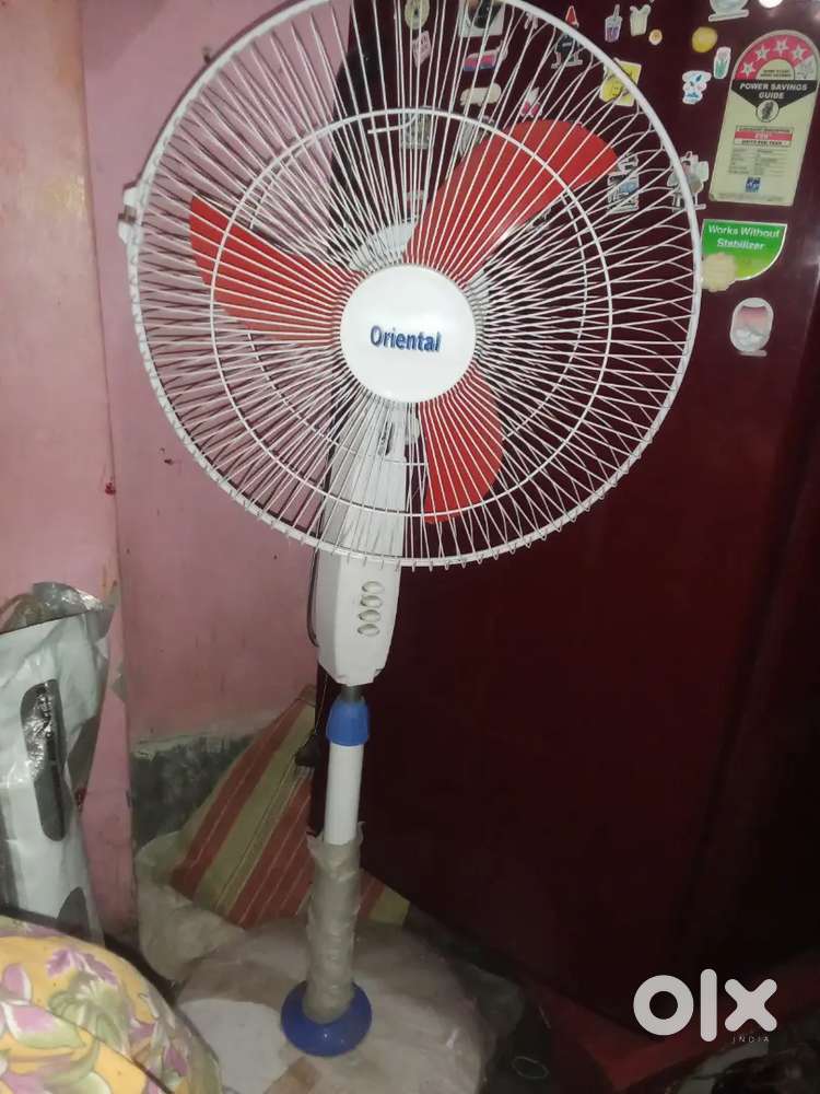 Stand fan white colour