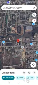 Garchuk Bazar back side plot of land per katha price 40 Lakhs only