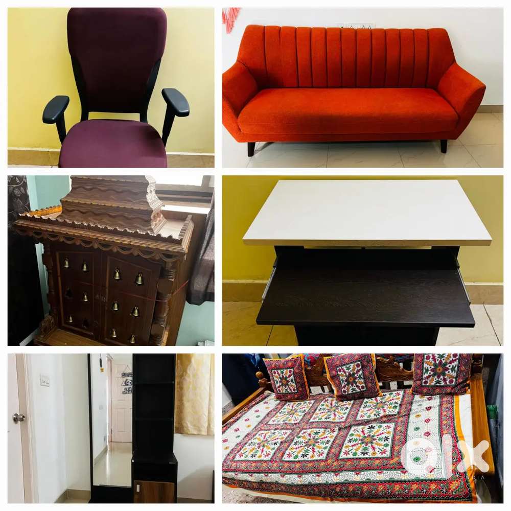 BED/CHAIR/TABLE/PUJA/SOFA/WASHING MACHINE