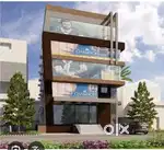 8000 sqft commercial space basement to 4th floor for lease in vaushali