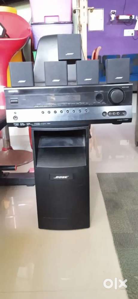 Onkyo.5.1.reciver not working, bose speaker and subwoofer very good