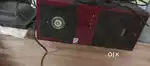 Very old Intel celeron cpu old lcd monitor 14 benq with old 2.1