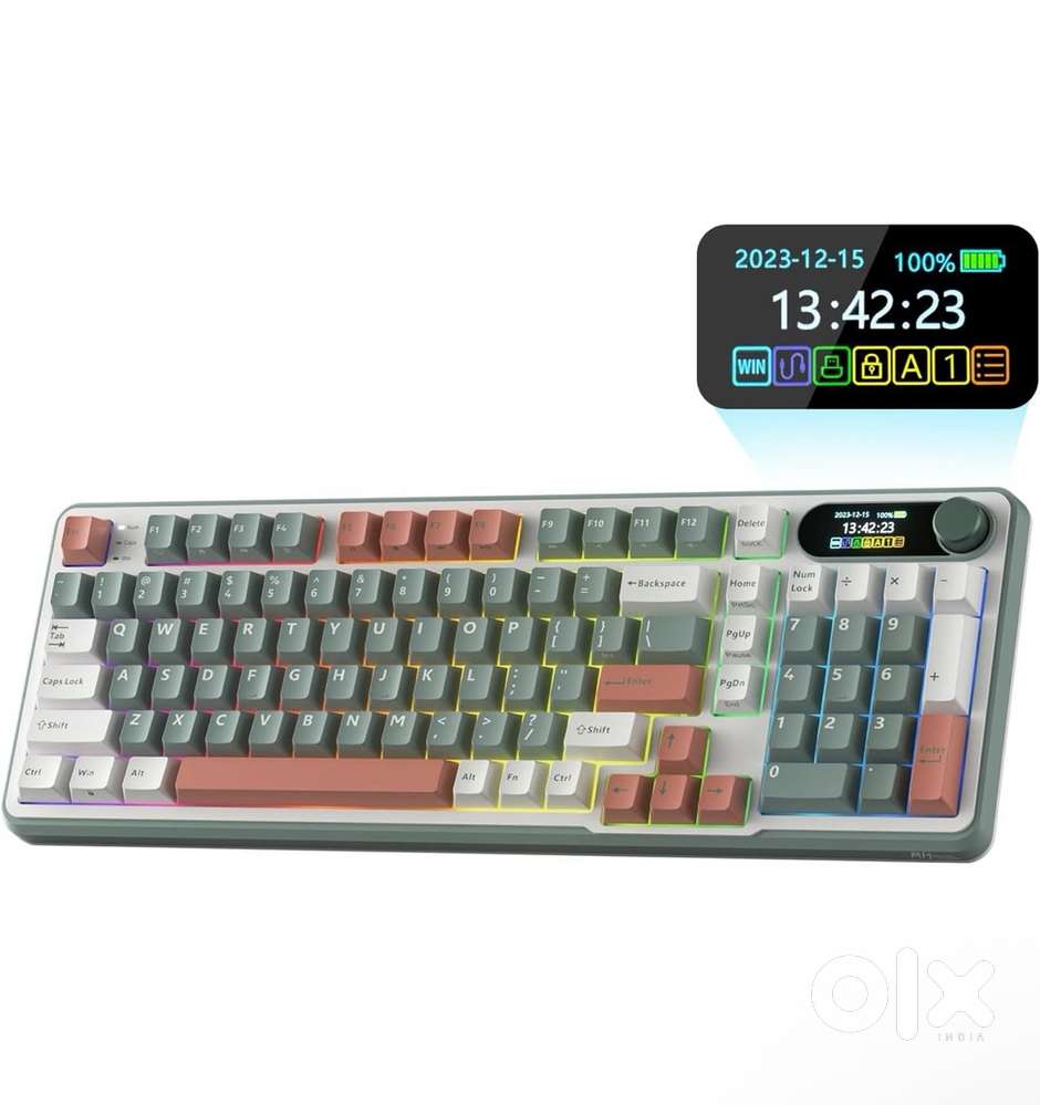 Brand New RK ROYAL KLUDGE S98 Mechanical Keyboard with Smart Display
