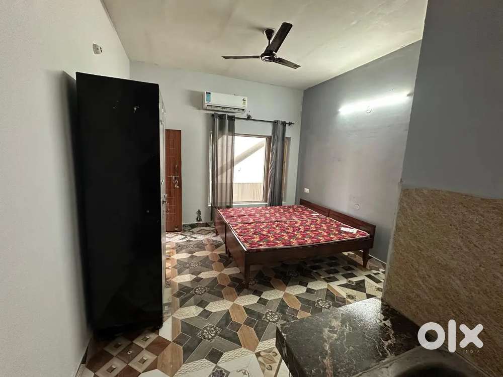 Fully Furnished 1RK Studio Room AC Geyser with attach Kitchen Washroom