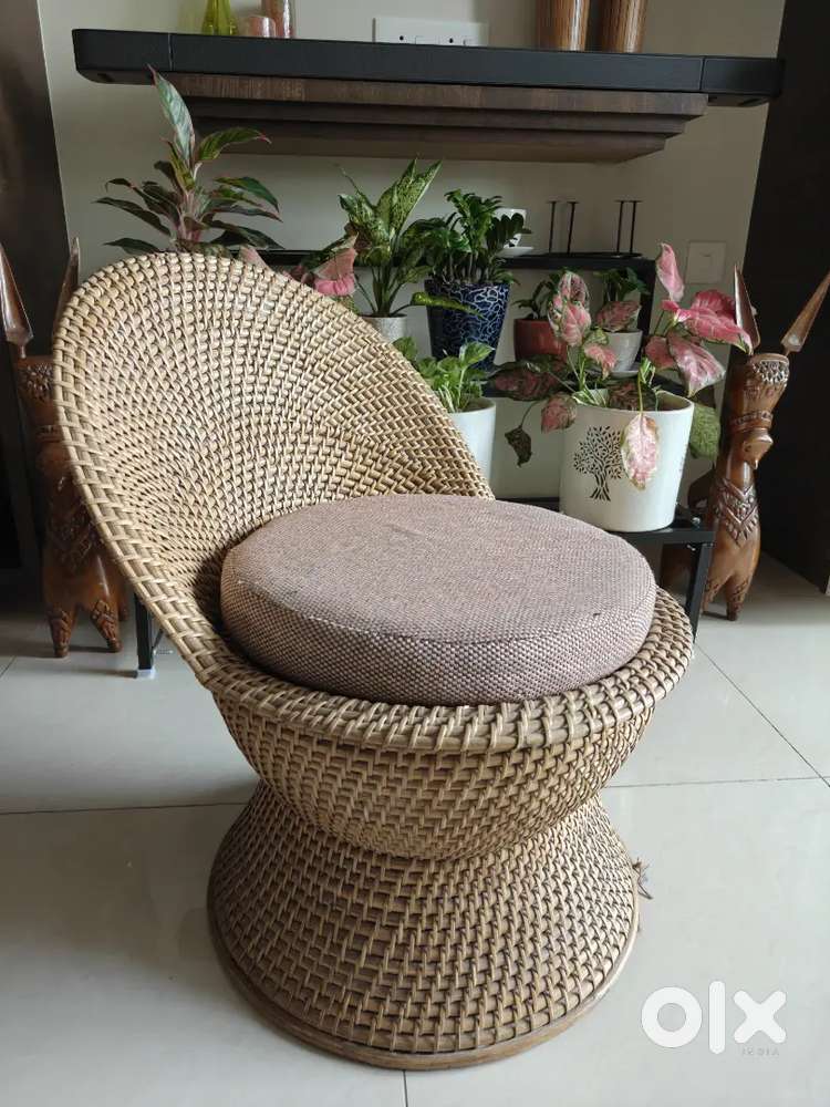 Cane Garden Chairs and Table Set