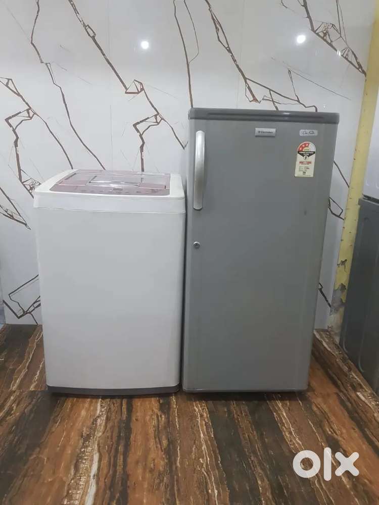 Lg  fully automatic washing machine and refrigerator 5841%+