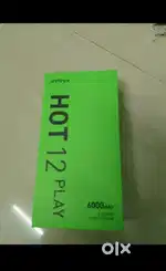 Infinix hot 12 play (4+64GB storage) exchange available