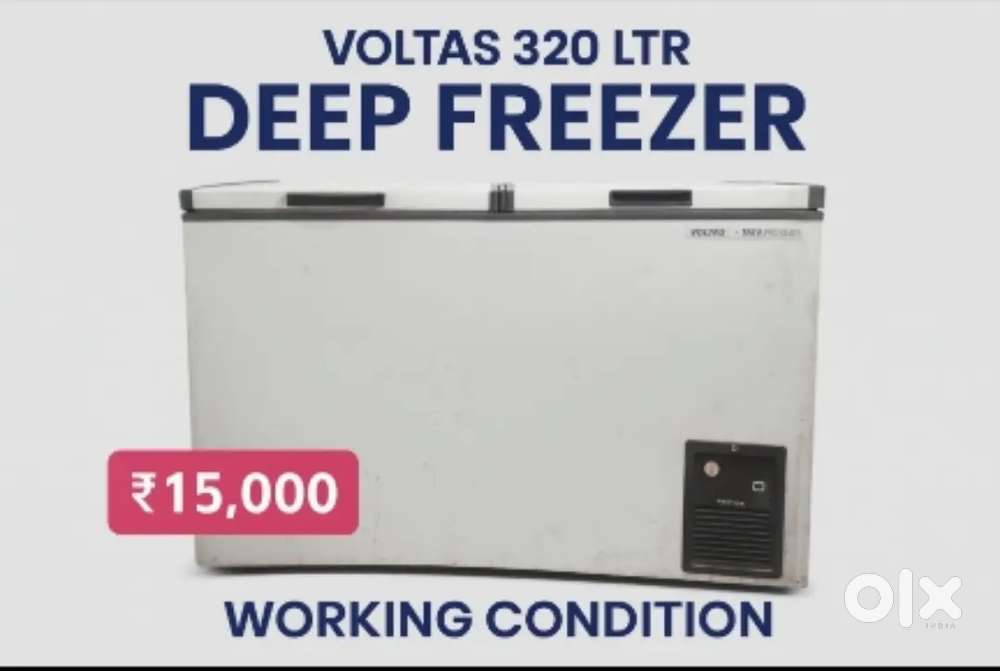 Voltas 320 Ltr Deep Freezer Chest Model – Excellent Working Condition