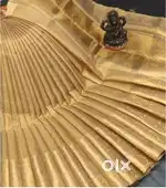 Trending Gold tissue saree